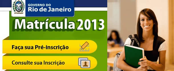 Acesse agora mesmo o site www.matriculafacil.rj.gov.br e faça sua matrícula! (foto: divulgação)