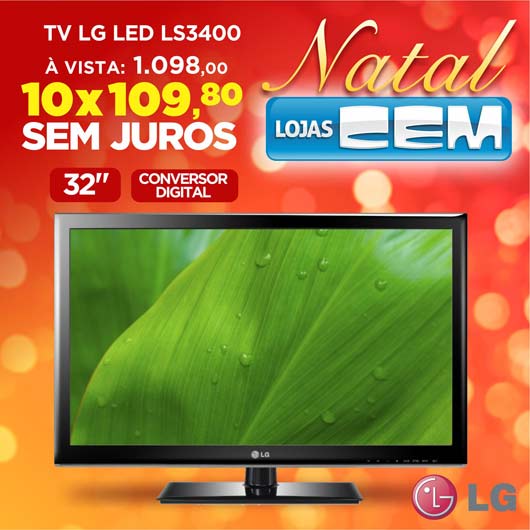 lojas cem tvs