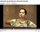 Professora Amanda Gurgel, vídeos, discurso