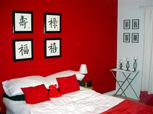 Decora??o oriental para quartos de casal (5) Quarto Casal Decorado Cor Vermelha ~ Decora??o oriental para quartos de casal (5)