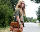 Bolsa Estilo Carteiro Mulberry
