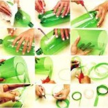 Curso gratuito de reciclagem com garrafa pet