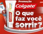 Promoção Colgate o que faz você sorrir 2013