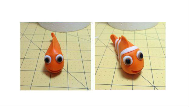 Peixe Nemo de biscuit passo 5