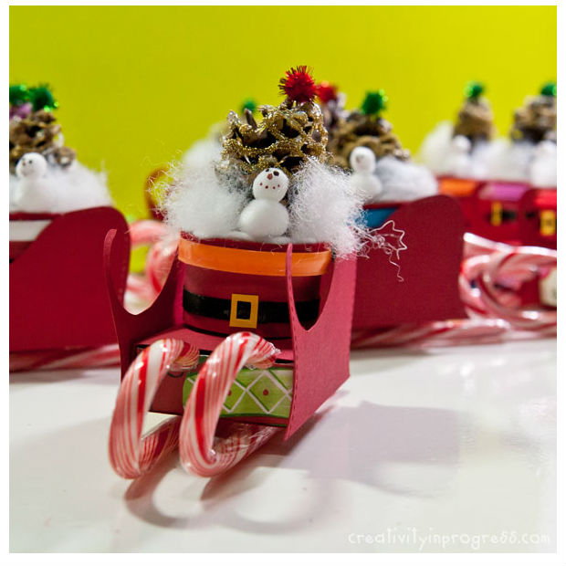 Trenó do Papai Noel passo a passo Trenó do Papai Noel passo a passo