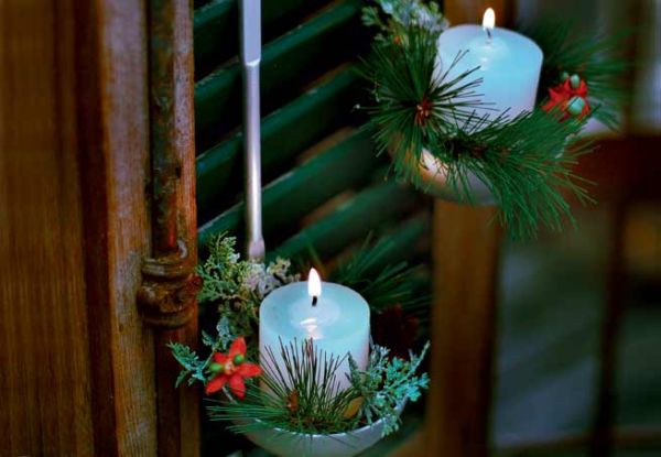 Há algumas ideias de decoração baratas para festa de Natal feitas com reciclagem (Foto: revistacasaejardim.globo.com)            