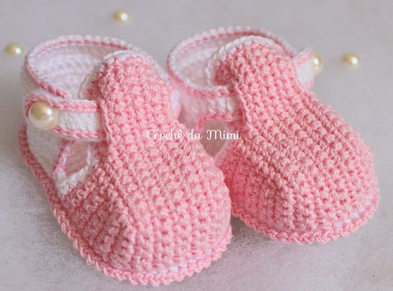 Sapatinhos de Crochê para Bebê