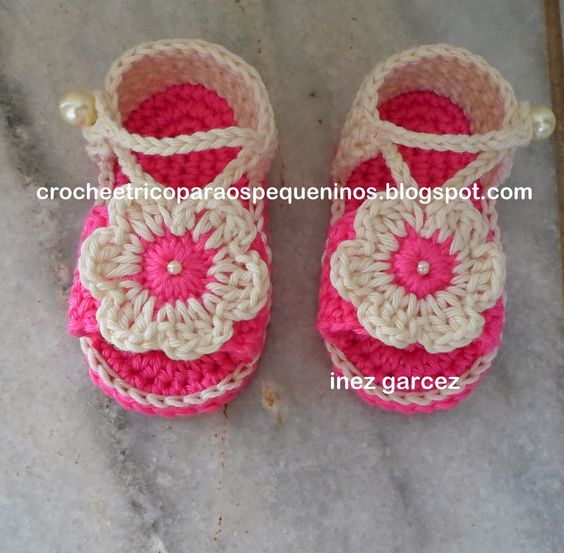 Sapatinhos de Crochê para Bebê