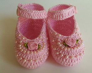 Sapatinhos de Crochê para Bebê