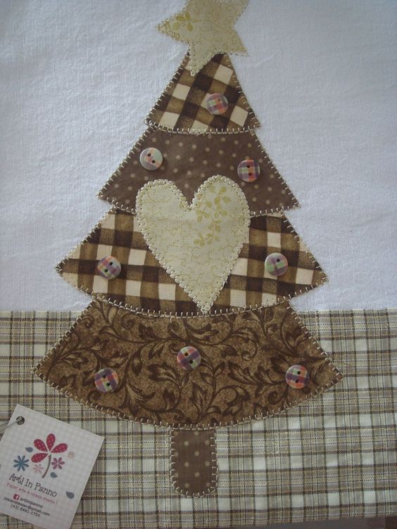 22 Ideias de Pano de Prato de Natal em Patchwork 22 Ideias de Pano de Prato de Natal em Patchwork