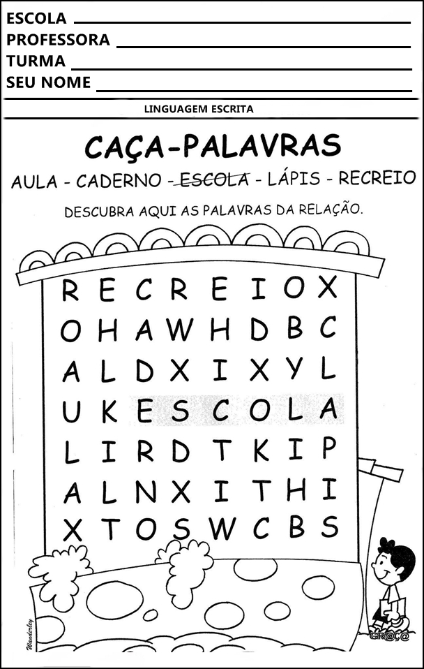 Dicas de Atividades Educativas Caça Palavras para Imprimir