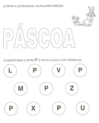 Dicas de Atividades de Páscoa para Educação Infantil para Imprimir