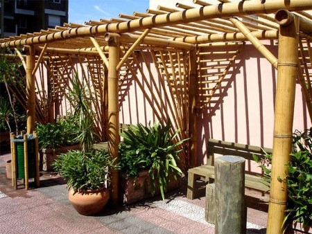 artesanato de bambu para jardim exemplos