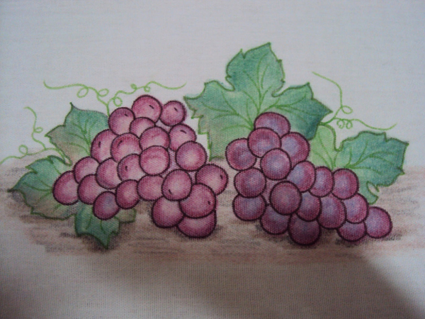 pintura de uvas
