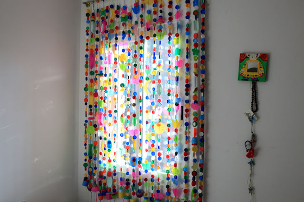 cortina colorida