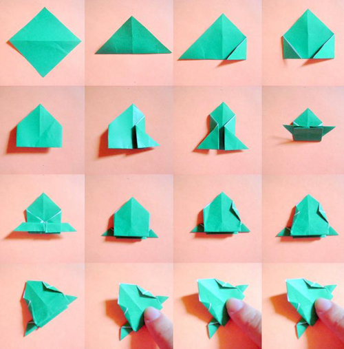 origami sapinho