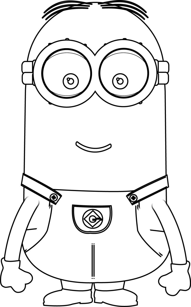 Minion Cut Out Template