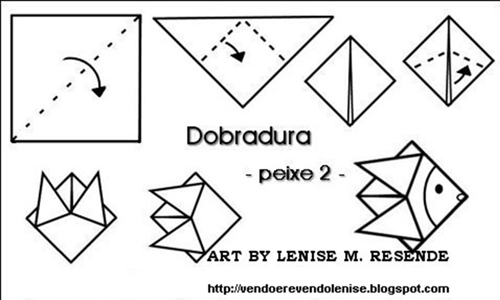 origami peixe