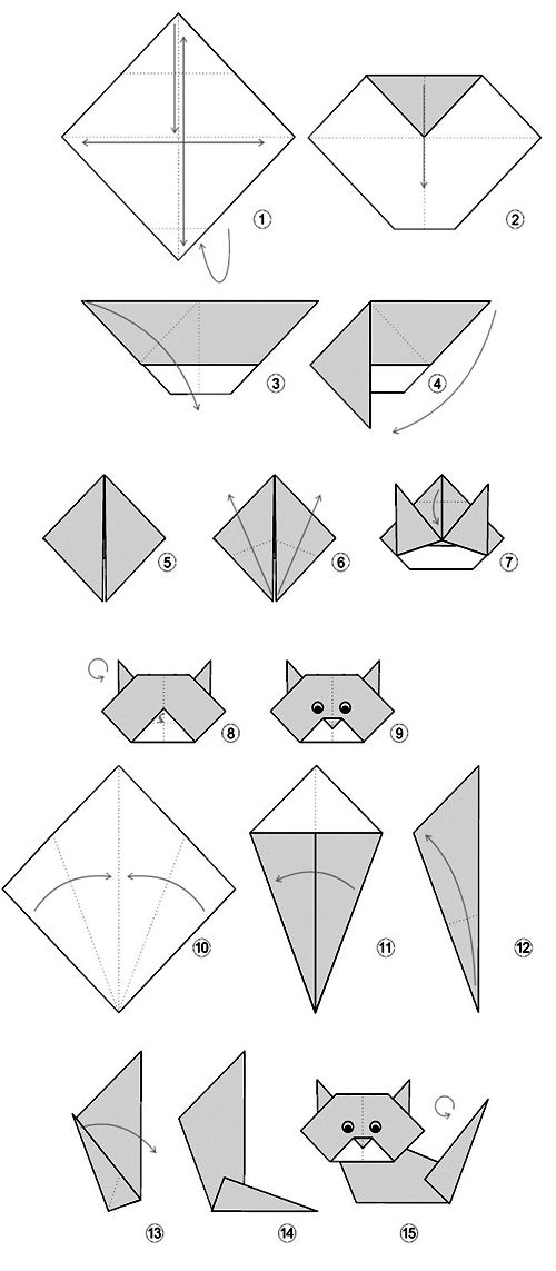 origami urso