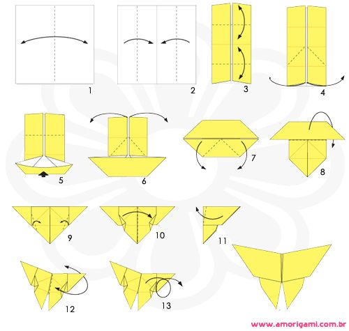origami borboleta