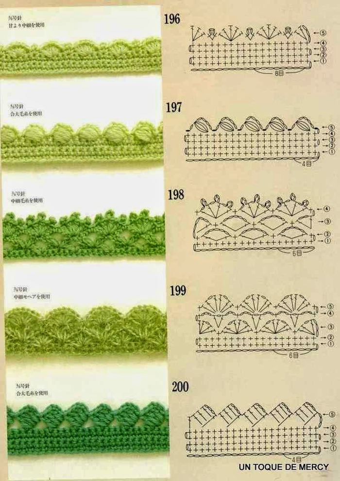 biquinhos de croche verde