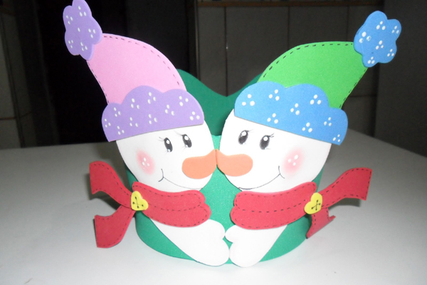 lembrança de natal boneco de neve