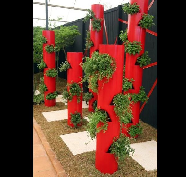 jardim vertical com cano pvc