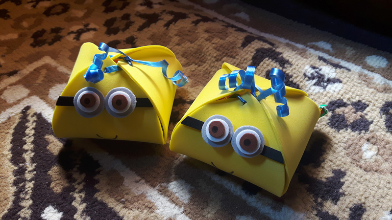 minions de eva embalagem