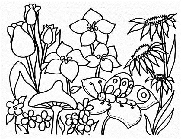 desenho de primavera facil