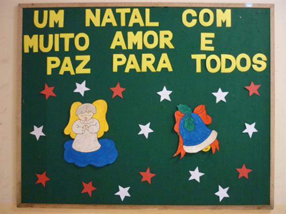 painel de natal em eva