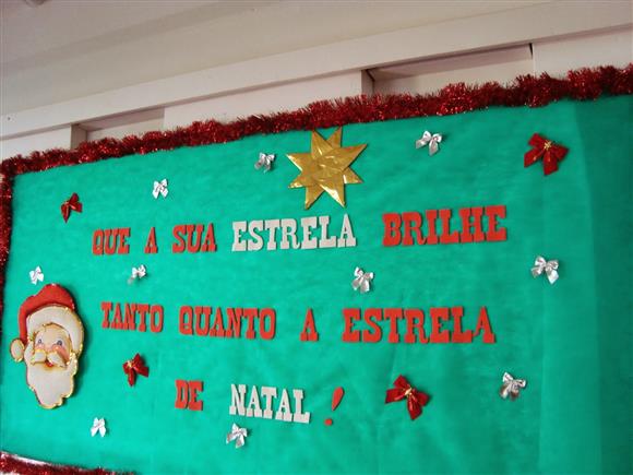 painel de natal para escola