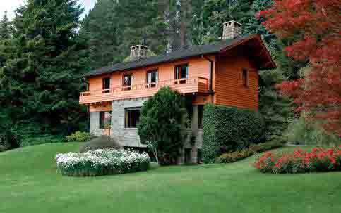 Modelos de casas de campo de luxo