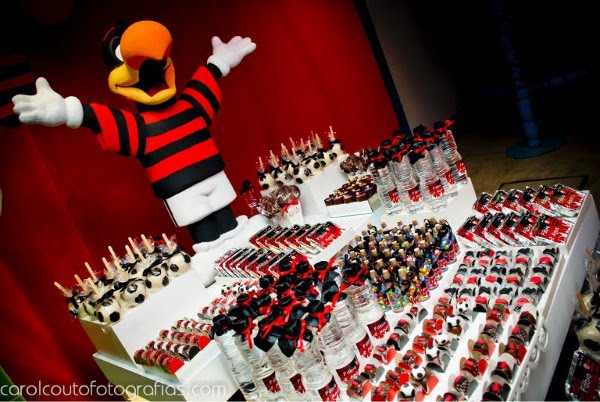 Decoração de festa infantil – Flamengo