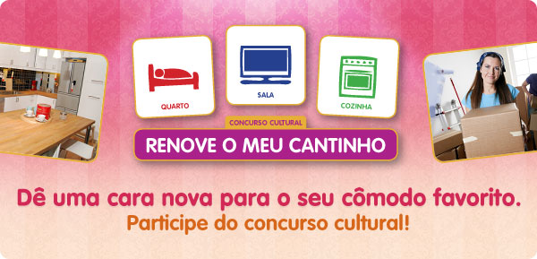 Promoção Renove o meu cantinho Magazine Luiza