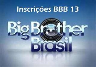 Inscrições BBB 2013 já estão abertas no site do BBB13