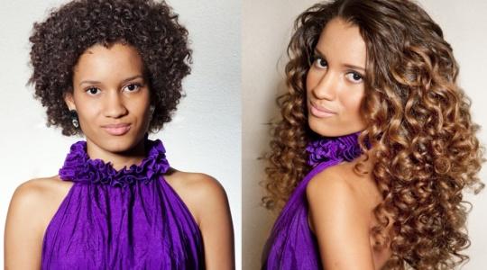 Fotos de cabelos com mega hair antes e depois