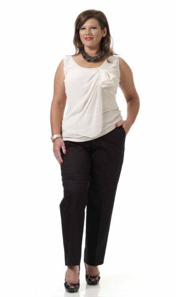 calça social feminina para gordas