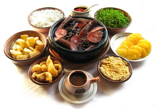 Decoração de mesa para feijoada