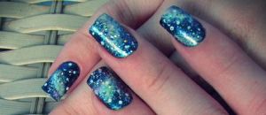 Como Fazer Unhas Galaxy Nails