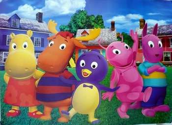 Centro de mesa dos backyardigans – Como fazer passo a passo