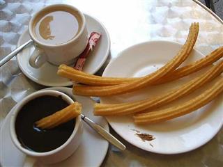 Receita de churros do Edu Guedes