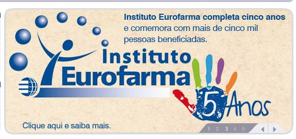 Cursos gratuitos Instituto Eurofarma 2012