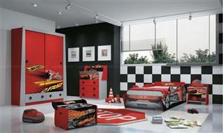 Decoração hot wheels para quarto infantil