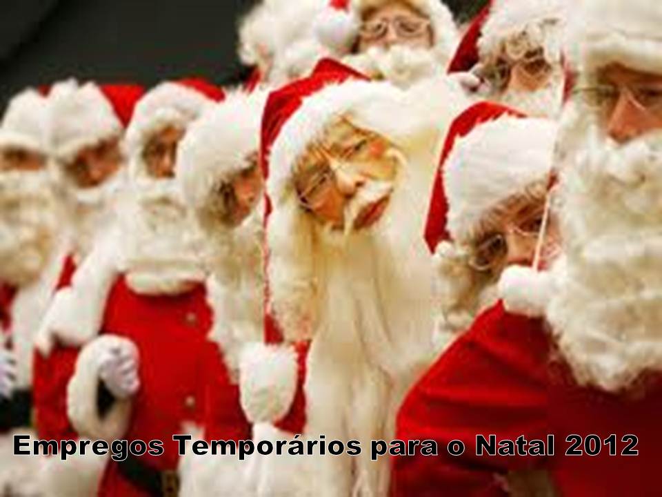 Empregos temporários para o Natal 2012 – Abertas 1 mil vagas