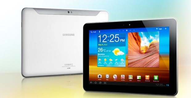 Tablet Samsung com tela de retina
