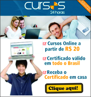 Cursos OnLine com certificado entregue em casa