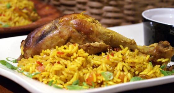 Receita de galinhada caipira com arroz