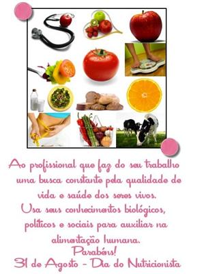 Frases e mensagens para o dia do nutricionista