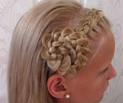 Como Fazer Penteado Flor em Crianças