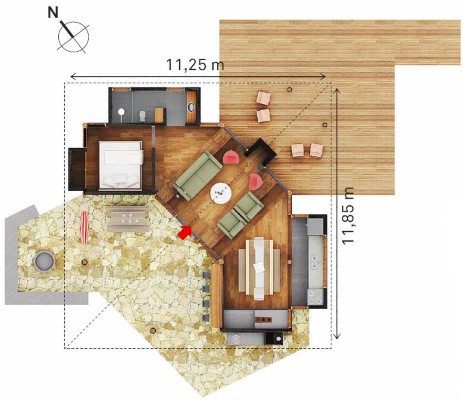 Projetos de casas de montanha